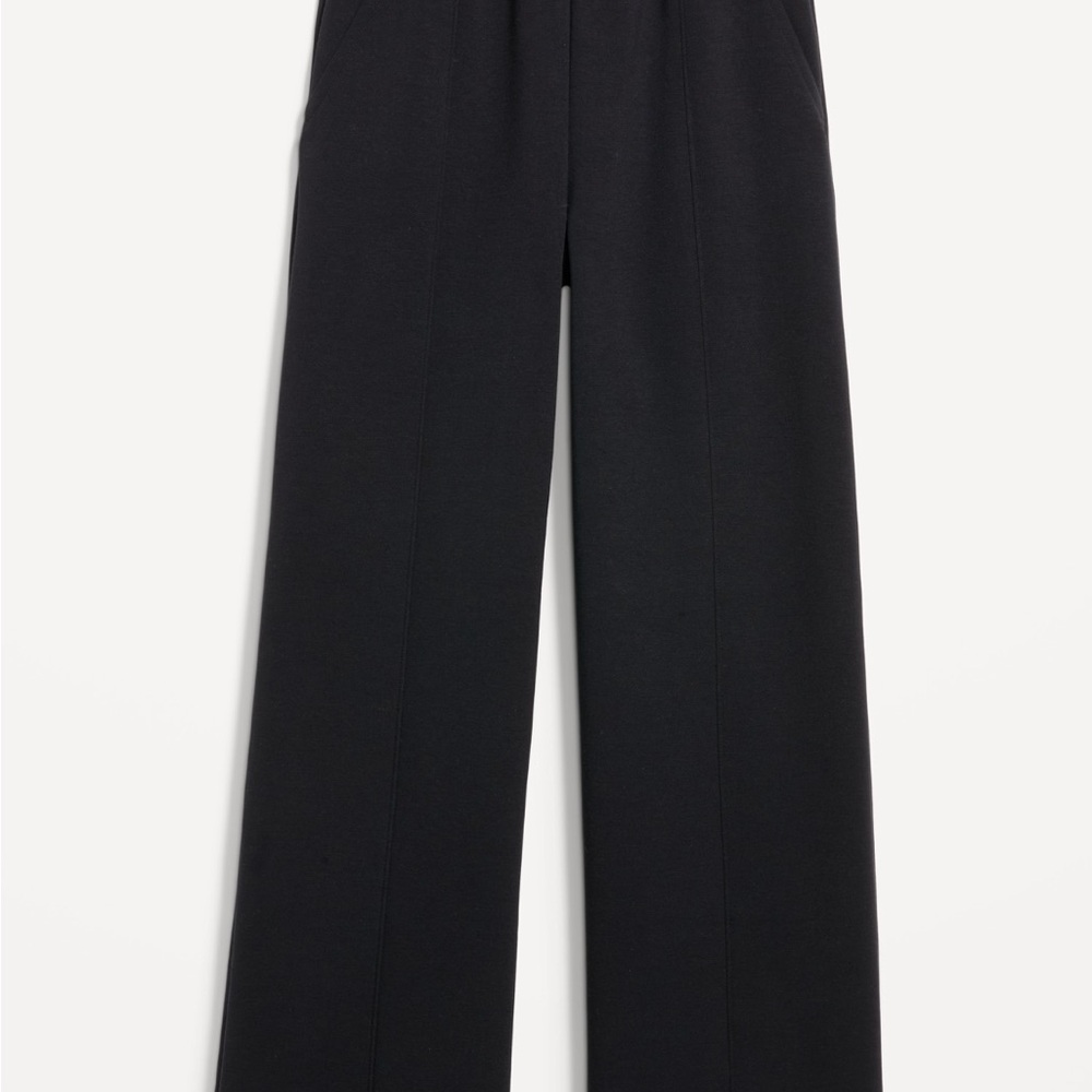 Old Navy Black Wide-Leg Lounge Pants - Picture 2 of 14